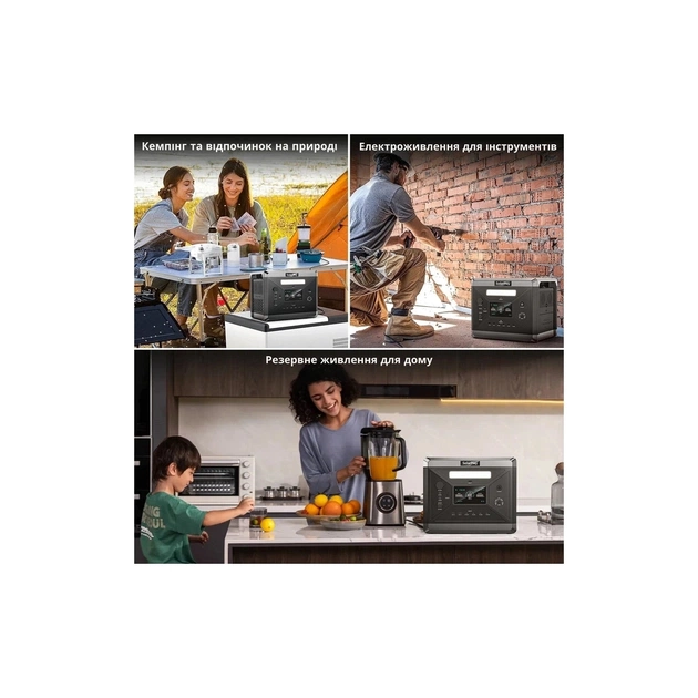 Зарядна станція SolarPlay BCQ2501 2400W 2160Wh (BCQ2501) - зображення 9