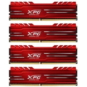 Модуль пам'яті для комп'ютера DDR4 64GB (4x16GB) 2666 MHz XPG GD10-HS Red ADATA (AX4U2666316G16-QRG) зображення 1