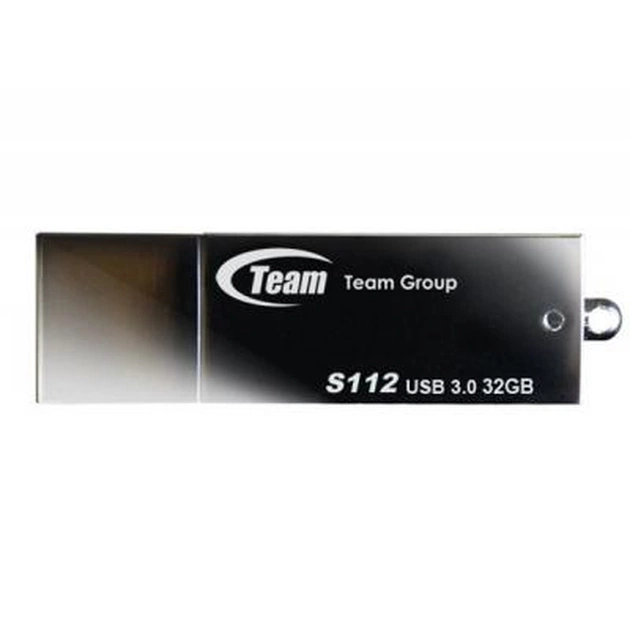 USB флеш накопичувач Team 32GB S112 Black USB 3.0 (TS112332GB01) - изображение 1