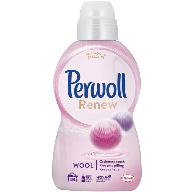 Гель для прання Perwoll Renew Wool для вовни, шовку та делікатних тканин 960 мл (9000101541168) - изображение 1