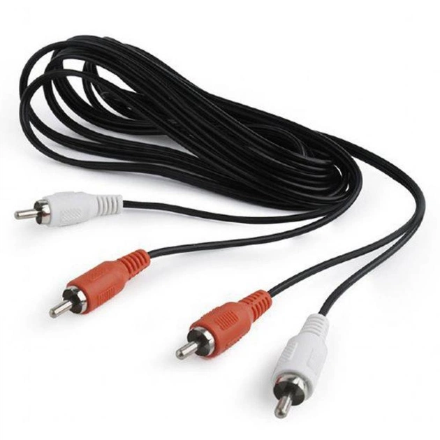 Кабель мультимедійний 2xRCA M to 2xRCA M 1.8m Cablexpert (CCA-2R2R-6) - зображення 1