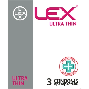 Презервативи Lex Condoms Ultra Thin 3 шт. (4820144770371) изображение 1