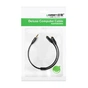 Кабель мультимедийный 3.5mm M to 2x3.5mm F 0.2m AV141 black Ugreen (30619) - уменьшенное изображение 3