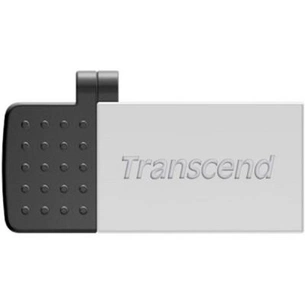 USB флеш накопичувач Transcend 32G On-The-Go Silver USB 2.0 (TS32GJF380S) зображення 1