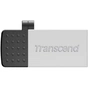 USB флеш накопичувач Transcend 32G On-The-Go Silver USB 2.0 (TS32GJF380S) - зменшене зображення 1