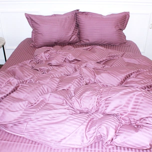 Підковдра MirSon Satin Stripe 30-0008 Smoky Pink 160х220 см (2200005250433) зображення 1