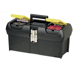 Ящик для інструментів Stanley 31,8x17,8x13см металевий замок (1-92-064) зображення 1