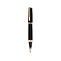 Ручка пір'яна Waterman EXCEPTION Slim Black GT  FP F (11 028) - зменшене зображення 1