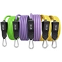 Еспандер U-Powex Resistance bands набір 5шт 100LB до 45кг (UP_1030_100LB) - зменшене зображення 1