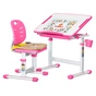 Парта зі стільцем Evo-kids Pink (Evo-06 Ergo PN) - уменьшенное изображение 1