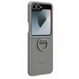 Чохол до мобільного телефона Samsung Silicone Cover with Ring Samsung Galaxy Flip 6 Gray (EF-PF741TJEGUA) зображення 1