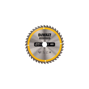Диск пильний DeWALT СONSTRUCTION, 235 х 30 мм, 40 z, АТВ, 10 градусів (DT1955) зображення 1