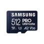 Карта пам'яті Samsung 512GB microSDXC class 10 UHS-I U3 V30 A2 Pro Ultimate (MB-MY512SA/WW) - зменшене зображення 1
