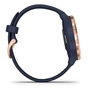 Смарт-годинник Garmin vivomove 3S, Rose Gold, Navy, Silicone (010-02238-23) - зменшене зображення 4