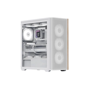 Корпус AeroCool D501A-G-WT-v2 White (ACCM-DS01043.21) зображення 1