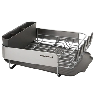 Сушарка для посуду KitchenAid Sinkware 41 x 33 x 17 см сірий (KEG895BXCGA) зображення 1