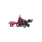 Веломобіль Falk Case Ih Maxxum трактор на педалях червоний (961AM) - зменшене зображення 3