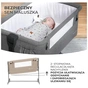 Ліжечко Kinderkraft Приставне ліжечко-люлька Neste Grow Beige (5902533923014) - зменшене зображення 9