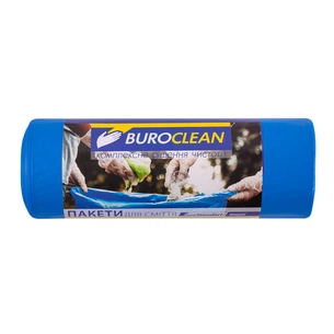 Пакети для сміття Buroclean EuroStandart міцні сині 240 л 10 шт. (4823078977977) зображення 1