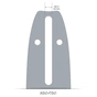 Шина для ланцюгової пили Oregon 3/8'', 1.1 мм, довжина 12''/30 см (124MLEA041) - уменьшенное изображение 3
