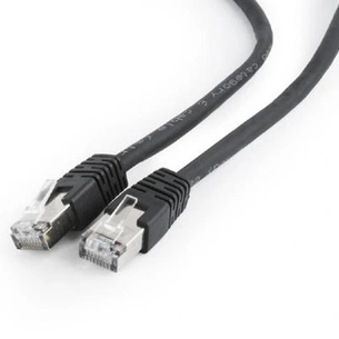 Патч-корд Cablexpert 0.5м FTP, Cat 6, черный (PP6-0.5M/BK) зображення 1