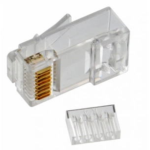 Конектор RJ45 cat.6, з вставкою, 50 шт Merlion (05049) зображення 1