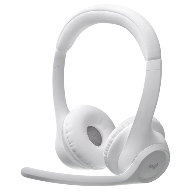 Наушники Logitech Zone 300 Bluetooth Off-White (981-001417) - изображение 1