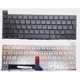 Клавіатура ноутбука Apple Macbook Pro 16" A2141 черна RU (A46176) зображення 1