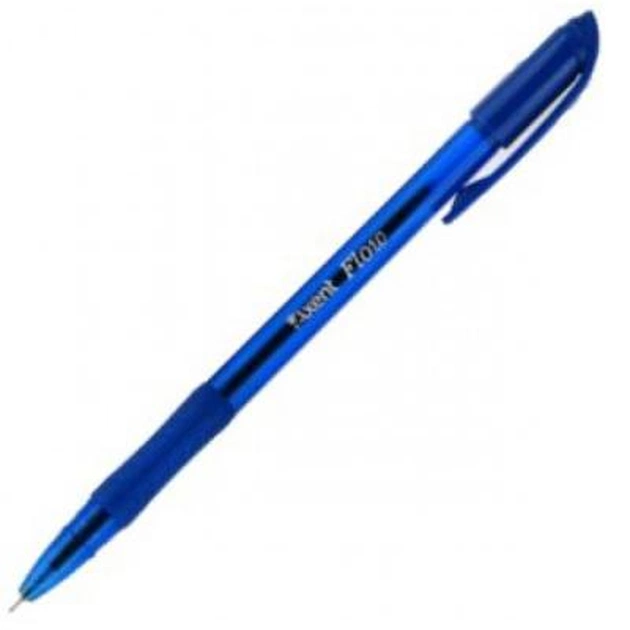 Ручка масляная Axent Flow, blue (AB1054-02-А) - изображение 1
