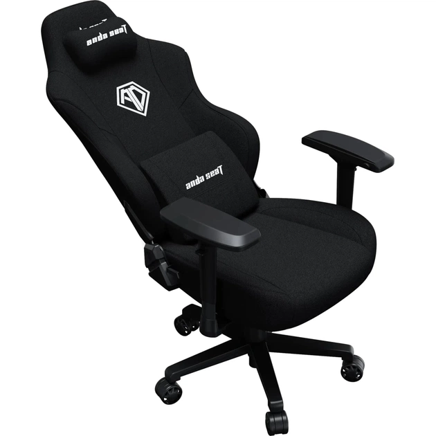 Крісло ігрове Anda Seat Phantom 3 Pro Fabric Size L Black (AD18YC-06-B-F) - зображення 7