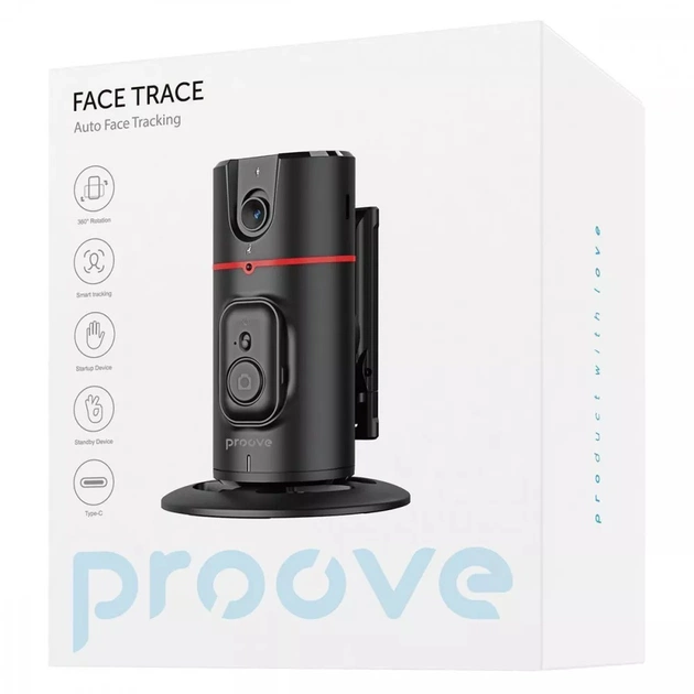 Монопод Proove Face Trace Auto Face Tracking 280 mm Black (MPFC00010001) - picture 9