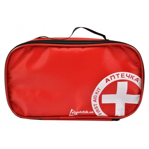 Автомобільна аптечка Poputchik "Євростандарт" футляр м'який червоний (02-035-М) зображення 1