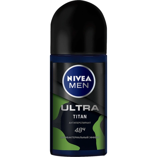 Антиперспірант Nivea Men Ultra Titan кульковий 50 мл (4005900747204) - зображення 1