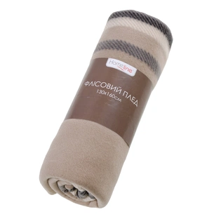 Плед Home Line флісовий Полар капучіно 160х220 см (179110) зображення 1