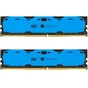 Модуль пам'яті для комп'ютера DDR4 8GB (2x4GB) 2400 MHz Iridium Blue Goodram (IR-B2400D464L15S/8GDC) - уменьшенное изображение 1