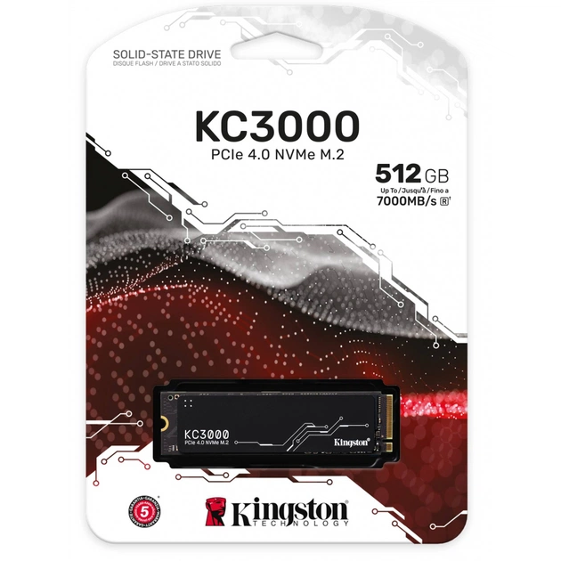 Накопичувач SSD M.2 2280 512GB Kingston (SKC3000S/512G) - picture 3
