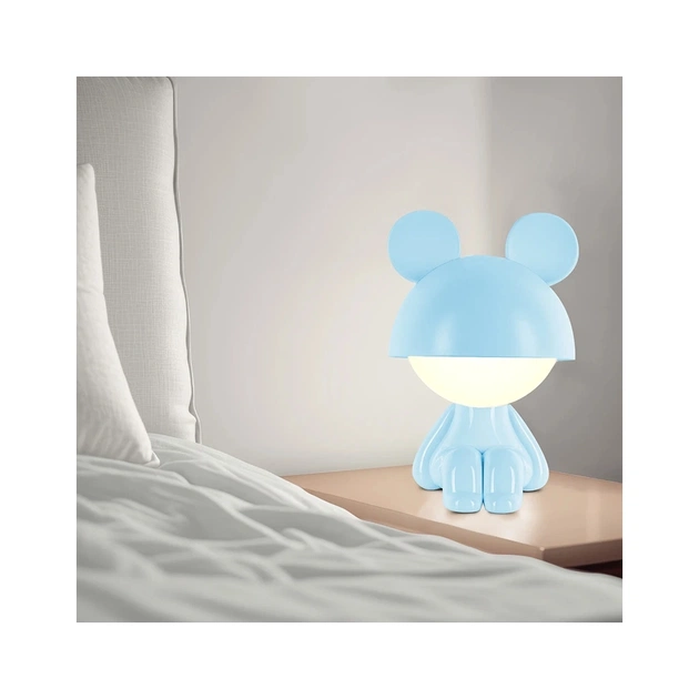 Нічник Kite Світильник LED з акумулятором Cute Mouse, блакитний (K25-316-2-3) - picture 5
