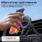 Бездротовий зарядний пристрій Promate MagChill-Ga MagSafe Black - зменшене зображення 1