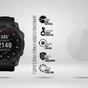Плівка захисна Armorstandart Garmin Fenix 7X Solar 51mm 6 pcs (ARM85996) - зменшене зображення 2