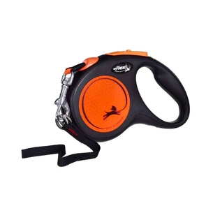Поводок для собак Flexi New Neon лента S 5 м/15 кг оранжевый (4000498032008) изображение 1