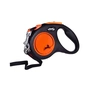 Повідець для собак Flexi New Neon стрічка S 5 м/ 15 кг помаранчевий (4000498032008) - зменшене зображення 1
