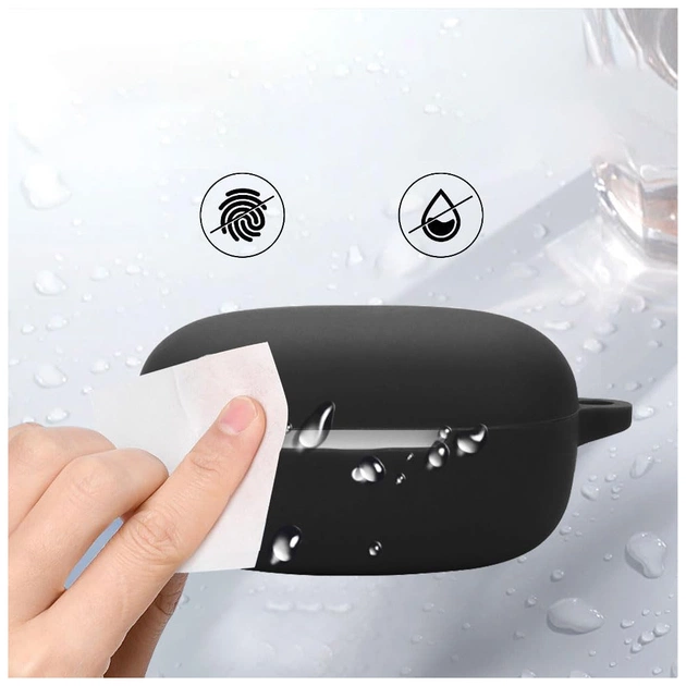 Чохол для навушників BeCover Silicon для Xiaomi Redmi Buds 6 Play Black (713228) - picture 3