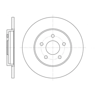 Гальмівний диск REMSA 6661.00 зображення 1