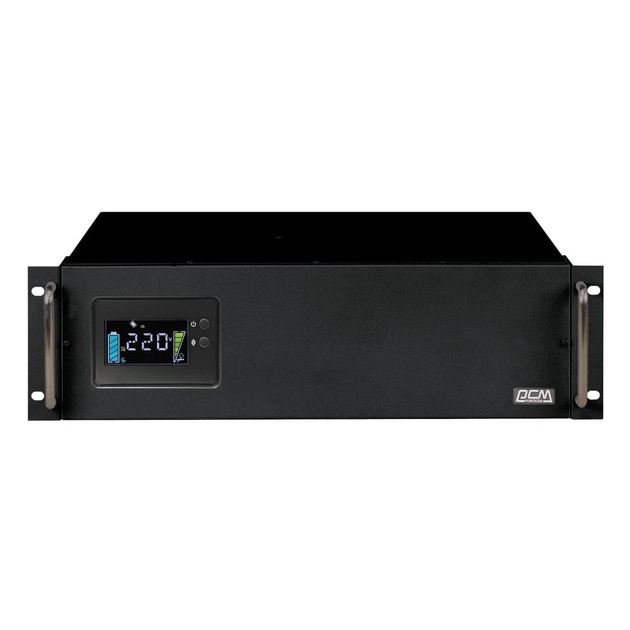 Пристрій безперебійного живлення Powercom KIN-2200AP RM LCD - зображення 1