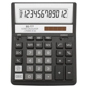 Калькулятор Brilliant BS-777BK зображення 1