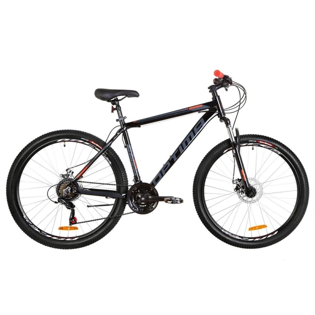 Велосипед Optimabikes 29" MOTION AM DD рама-20" 2019 чорно-помаранчевий (OPS-OP-29-069) - изображение 1