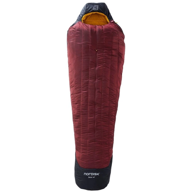 Спальний мішок Nordisk Oscar -10° Mummy Large rio red/mustard yellow/black (032.0001) - зображення 1