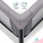 Ліжечко Kinderkraft манеж 2 в 1 Movi Grey (5902533918447) - зменшене зображення 8