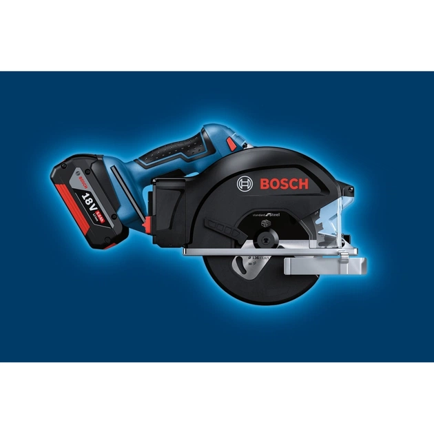 Дискова пила Bosch GKM 18V-50, 18V, 2x5Ah, 136 мм, 4250 об/хв (0.601.6B8.002) - picture 7