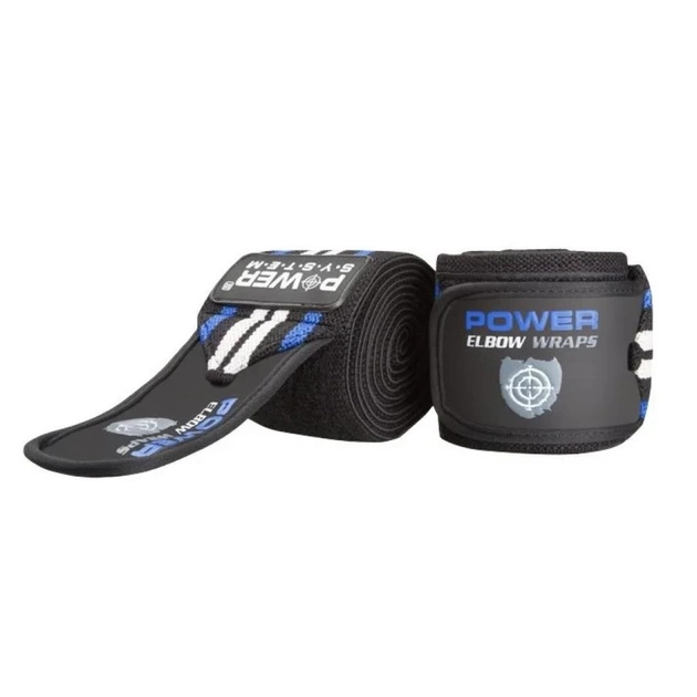Бинт для спорту Power System PS-3600 Blue/Black (PS-3600_Blue-Black) - зображення 1